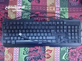  5 كيبورد  RGB + ماوس جيمنج+سماعة P9+هارد ديسك 80G السعر بالوصف و بدون خدمة توصيل