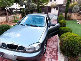  2 دايو لانوس للبيع متور 1500 بنزين خالية من الحوادث