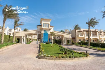  3 R- chalet ready to move in sokhna blue blue 100m with private garden