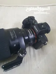  4 Sony A7ii with converter and Lens
