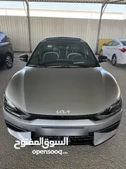  1 كيا EV6 GT LINE 2022 استخدام شخصي فحص كامل فل اعلى صنف جميع الموصفات وارد كوري لون خارجي وداخلي مميز
