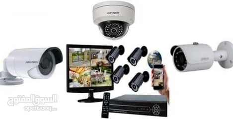  6 تركيب أجهزة حماية ومراقبة وكامرات. Installation of protection and surveillance d
