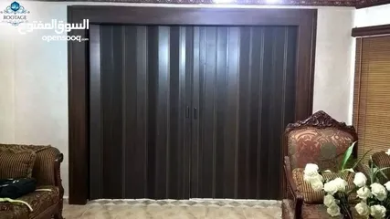  10 ابواب اوكورديون جديد وعرض خاص  من مطابخ فجر الامل للامنيوم