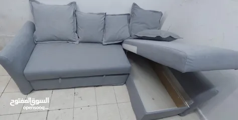  4 L Shape Sofa Come Bed For Sale Plus Storage