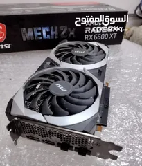  1 msi radeon RX 6600 XT mech 2x 8g oc
