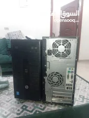  2 كمبيوتر hp عدد اثنين icore5 جيل رابع بحاله ممتازه ومواصفات جيده بس ب220  دينار الوقع بلوصف