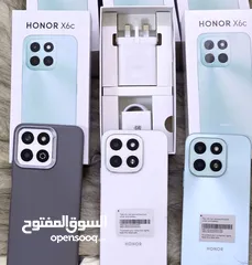  1 جهاز جديد بالكرتونة Honer X6C رام 12 جيجا 128 و 256 مكفول سنة متوفر توصيل