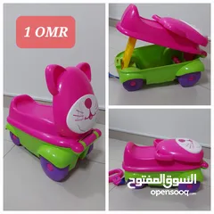  1 Baby Car, Bike, Rocking Horse, Scooter (Prices are given in picture)