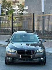  1 ‏‎سيارة BMW520i F10 لون نحاسي ميتالك فل الفل 2013 وارد الشركه تب نظافه