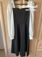  2 فستان سهرة ابيض واسود