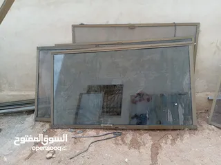  4 ، شبابيك المنيوم دبل مع ابواب المنيوم دبل