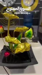  3 نافورة أوراق اللوتس – فخامة وهدوء بمكان واحد بتلبق للبيت، المكتب أو الشاليه – وكمان بتصير أحلى هدية