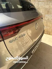  9 مرسيدس EQC 400 موديل 2022 - عداد 14 ألف كم فقط - بحالة الوكالة-البيع لظروف السفر