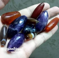  11 خواتم فضه مطعمه بالحجر الكريم