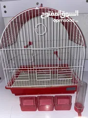  1 قفص طيور بحالة ممتازة جداً