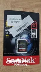  1 سعر حرق 20 SD CARD SANDISK EXTREME  PRO 256GB 95MB/S كرت ذاكرة 256 جيجا