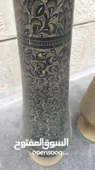  2 antique Indian vases