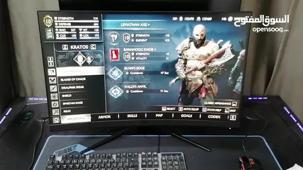  5 شاشة كيمنك msi مقوسه 1080p 250hz حجم27