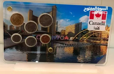  22 ستاندات منوعه عالميه يحتوي بالداخل على قطع معدنيه وفضيه انسر