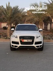  2 Audi Q7 S Line 2013 GCC full option  - 6 cylinder supercharged