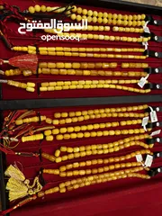  26 مسابح من الكهرمان الطبيعي / كهرب طبيعي 100/100 من اجود وارقا الخامات الطبيعيه بولوني / وكلنغرادي