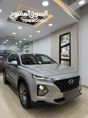  1 هونداي سنتافيه 2019 متور 2000 ديزل 4X4 فحص ممتاز دهان شركة