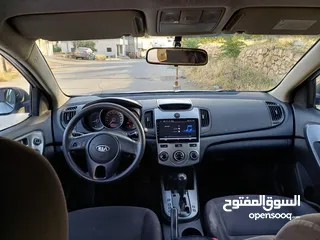  2 دفعه كيا فورتي 2009 ماتور1600 بنزين جير اوتماتيك حساسات خلفي مكيف شغال شبابيك كهر