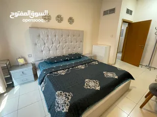  6 غرفه وصاله  مفروشه  للايجار الشهري  اماره عجمان منطقه الجرف 2