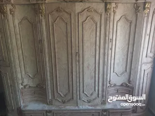  3 غرفة نوم صناعة مصرية خشب دمياطي غرفة خشب قوي بتضل العمر مستعملة