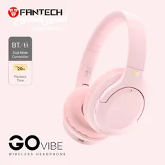  2 Fantech Go Vibe WH05 Wireless Headphone سماعات رأس صوت محيطي