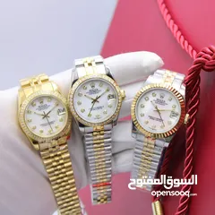  3 Rolex for ladies SAPPHIRE GLASS  Good quality  رولكس للسيد ضد الخدوش لون ثابت كوالتي جيد