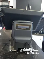 3 جهاز ( نقطة بيع )برنامج العربي  جهاز نظيف ومرتب  وطابعة منو وفيه