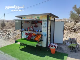  3 كشك للبيع مع الموقع ( عش غراب بيت ساحور)  فرصة للعمل الفوري الحق حالك.