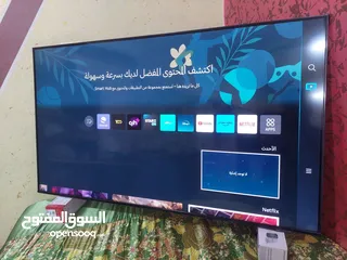  4 شاشة سامسونج bu8100 4k