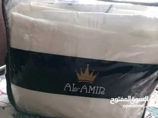  7 مسبل عروس.... ماركه الأمير  جديد لونه سكري فاتح  ساتان