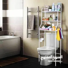  2 ستاند حمام أو غسالة رف مكون من 3 طبقات يوفر التخزين الكافي لكل الاحتياجات والأناقة والتميز في نفس