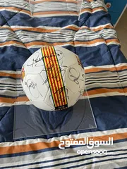  4 Authentic Barcelona 2013-2014 singned nike football
