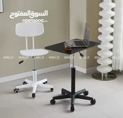  1 الجديد المميز طاولة صغيرة متحركة بعجلات  طاولة كمبيوتر محمول قابلة للرفع أحدث إصدار