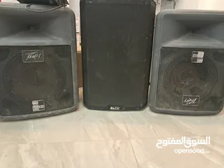  1 سماعات حفلات واعراس مستعمل بحاله جيده