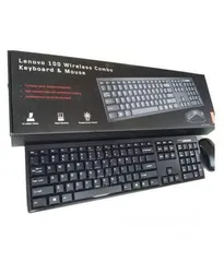  11 lenovo 100 wireless combo keyboard and mouse  كيت كيبورد وماوس وايرلس  من لينوفو