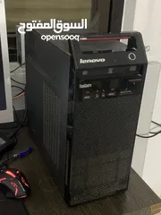  8 كمبيوتر كامل من شركهLenovo رائع ومخصص للدراسه وبعض الالعاب مع شاشه الاصليه Samsung مع ماوس وكيبورد