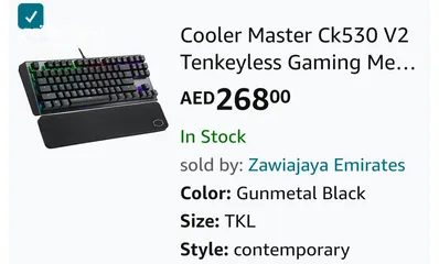  1 Cooler master ck530 v2 (brown switch) gameing keyboard