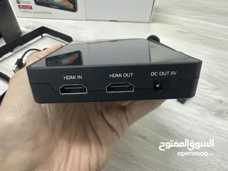  5 مع تخفيض السعر ( شاشة Feelworld F6 Plus 5.5 بوصة تعمل باللمس بدقة 4K HDMI )