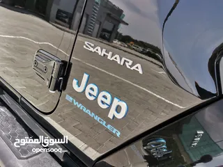  5 Jeep Wrangler Sahara Hybrid - 2023 - Black