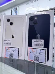  5 iPhone 13 (128) GB ايفون 13 جديد  128 جيجابايت ( وارد الشرق الاوسط ) كفالة الوكيل بالاردن ABM سنة //
