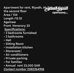  10 Furnished apartment for Rent yearly