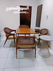  1 chair and table good for living room or resturant