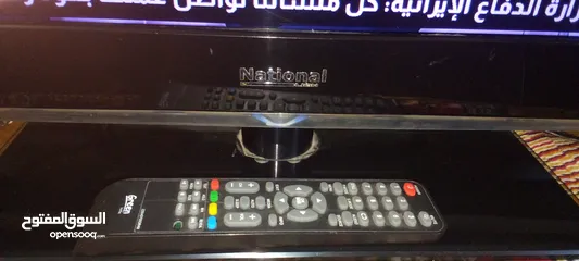  4 شاشه نوع ناشونال 32انيش اليدي ميش سمارت عادي معها ريموتها وقعدتها