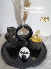  6 تحف جبس مصنوعه يدويا