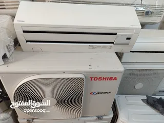  1 مكيفات توشيبا مستعملة فل إنڨيرتر شامل التركيب